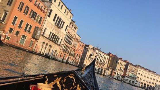 View of the Grand Canal from our gondola
